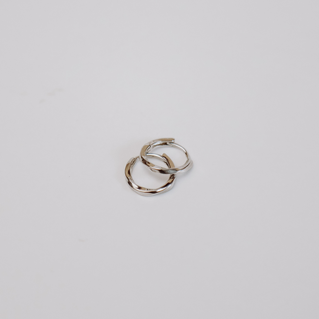 Trend Hoops Silver argolas prata