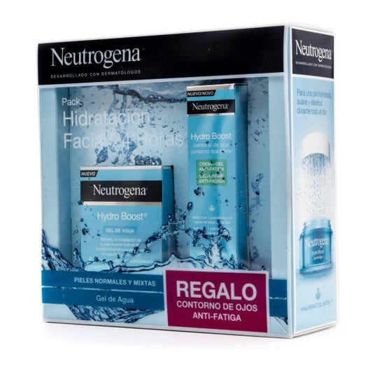 Neutrogena Hydro Boost Pack Gel Água 50ml + Gel-Creme Olhos 15ml Coffret