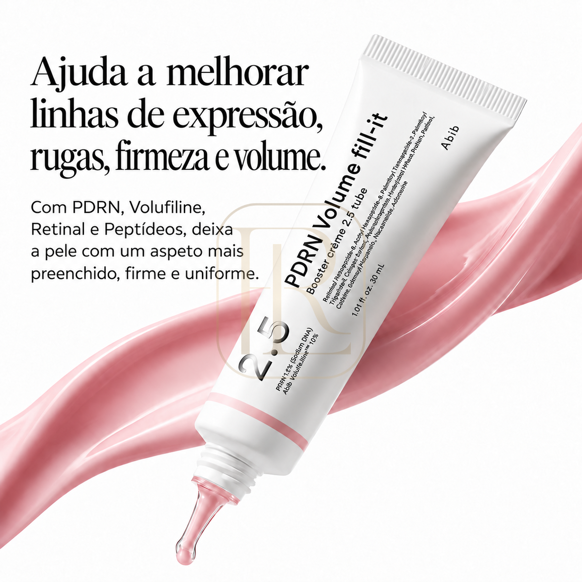 Abib PDRN Volume Fill-it Booster Crème 2.5 Tube 30ml embalagem