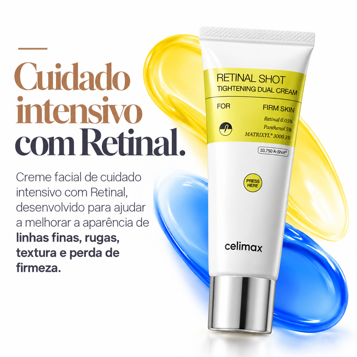 CELIMAX – The Vita-A Retinal Shot Tightening Dual Cream 50ml