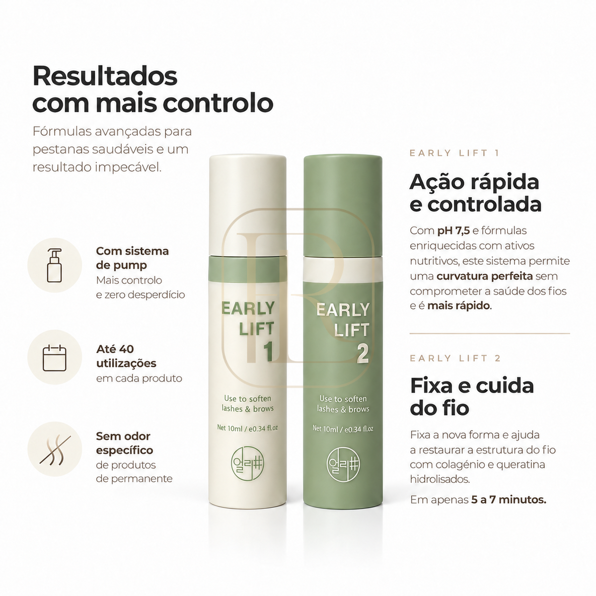 Kit Early Lash Lifting e Brow Lamination Coreano – Sistema Profissional Completo e Altamente Tecnológico - envio dia 5/9
