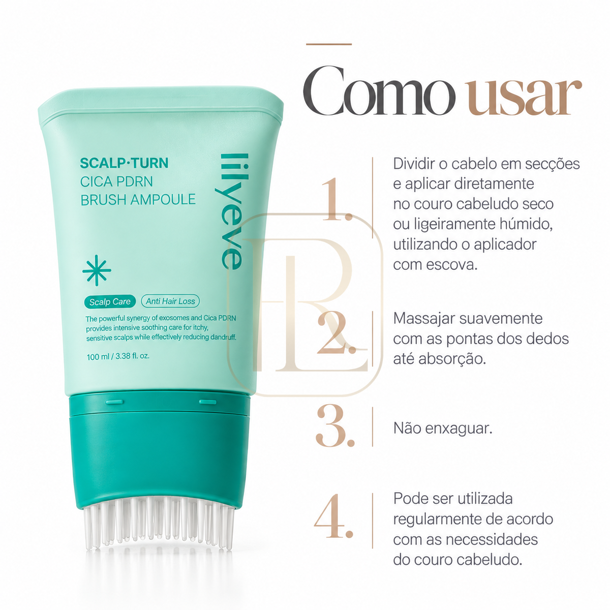 LILYEVE – SCALP:TURN Cica PDRN Brush Ampoule 100ml