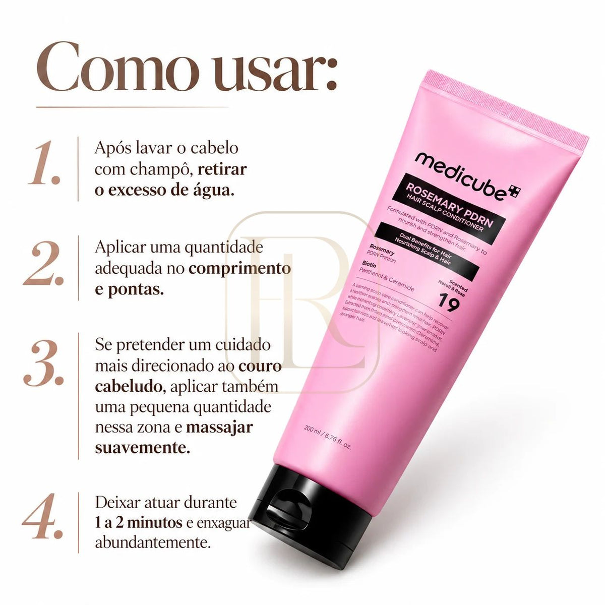 Medicube Rosemary PDRN Hair & Scalp Conditioner 250ml textura