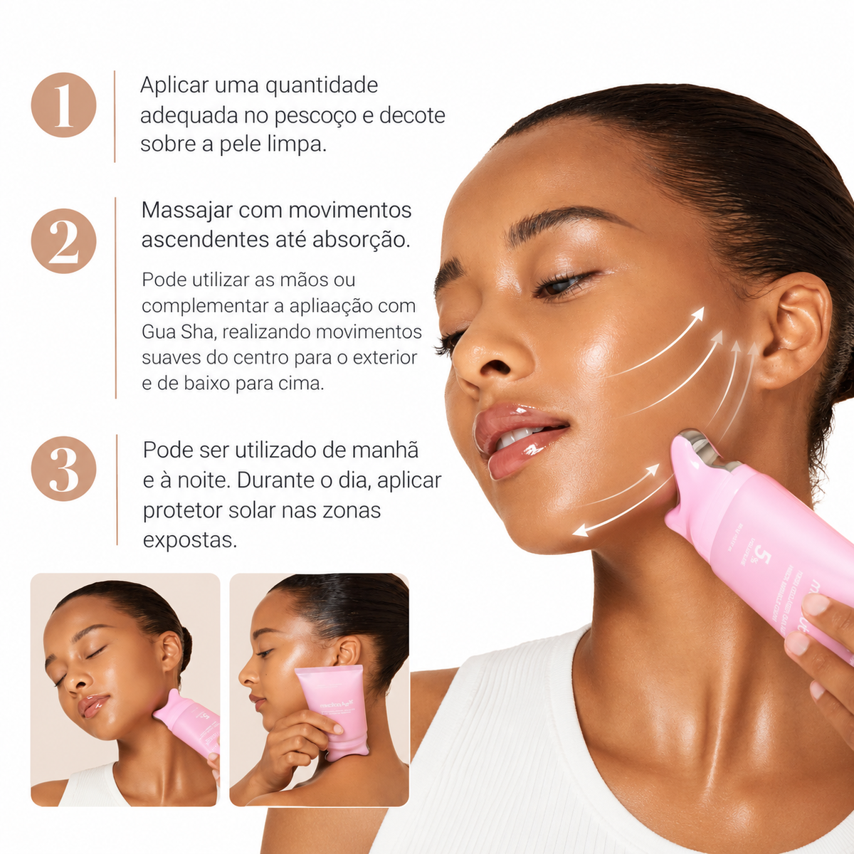 MEDICUBE – PDRN Collagen Gua Sha Neck Wrinkle Cream 90g