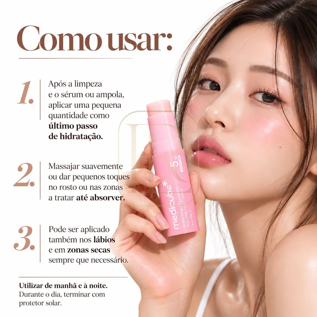 Medicube PDRN Pink Collagen Volume Multi Balm 5% 10g textura