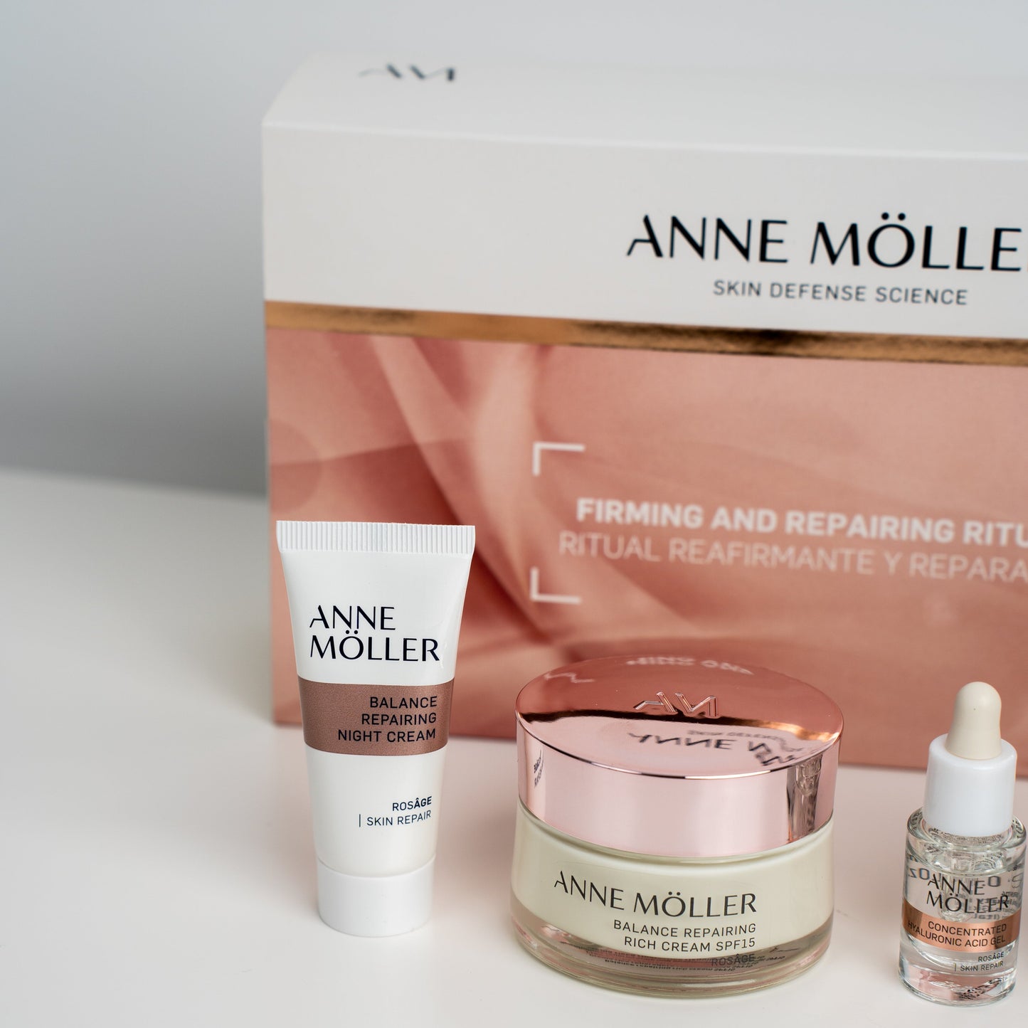 Anne Moller ROSÂGE BALANCE RICH REPAIR CREAM SPF15 Coffret