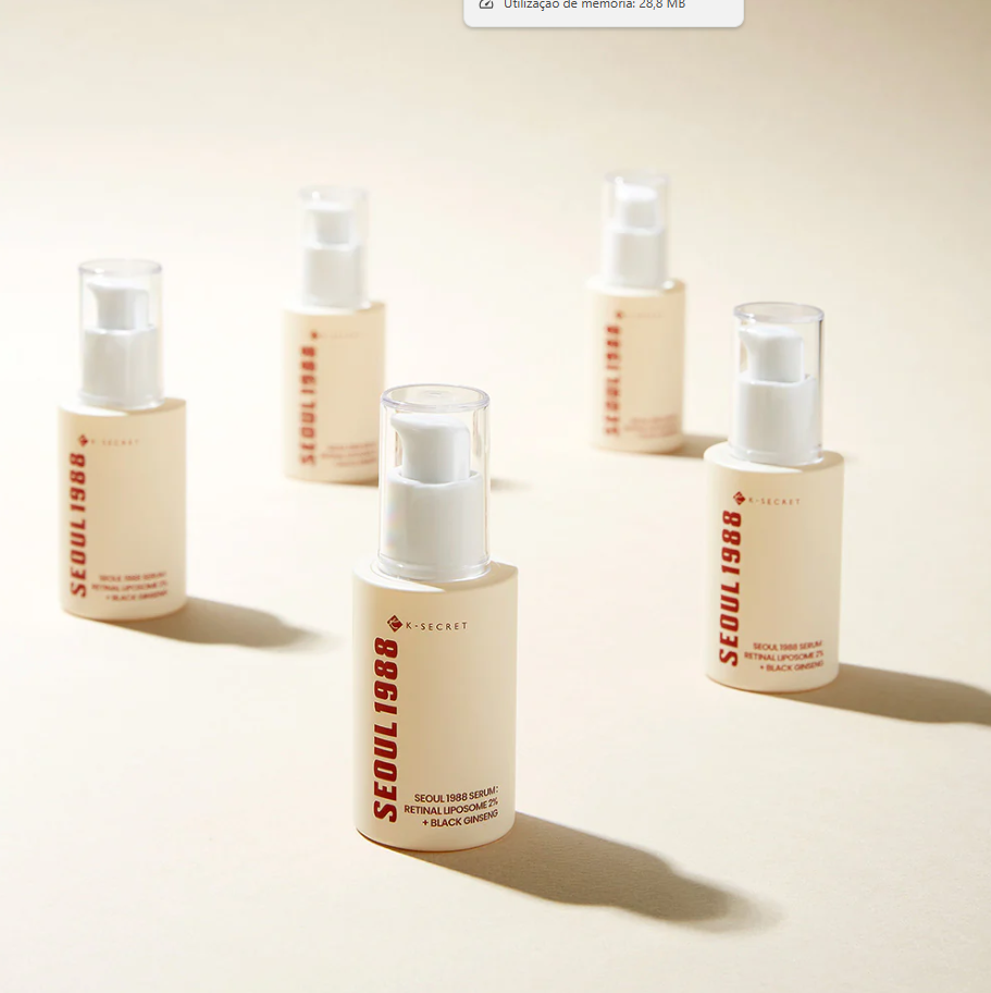 K-Secret Seoul 1988 Serum Retinal Liposome 2% + Black Ginseng 30ml – imagem 2