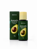 BRONA Avocado Scrub Gel for Brow – Esfoliante para Sobrancelhas 30g