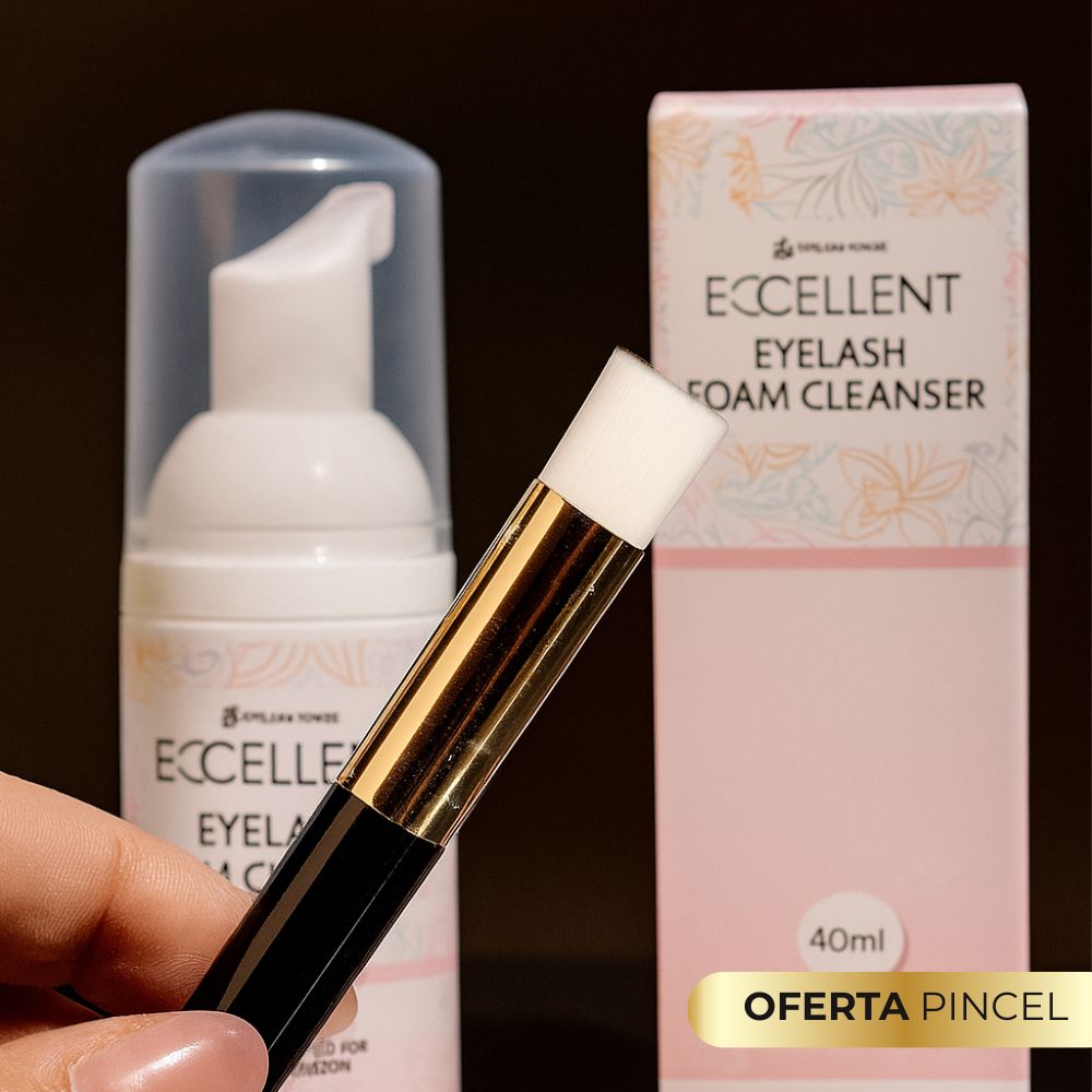 Excellent Eyelash Foam Cleanser – Neicha (40 ml) + Oferta Pincel de Limpeza