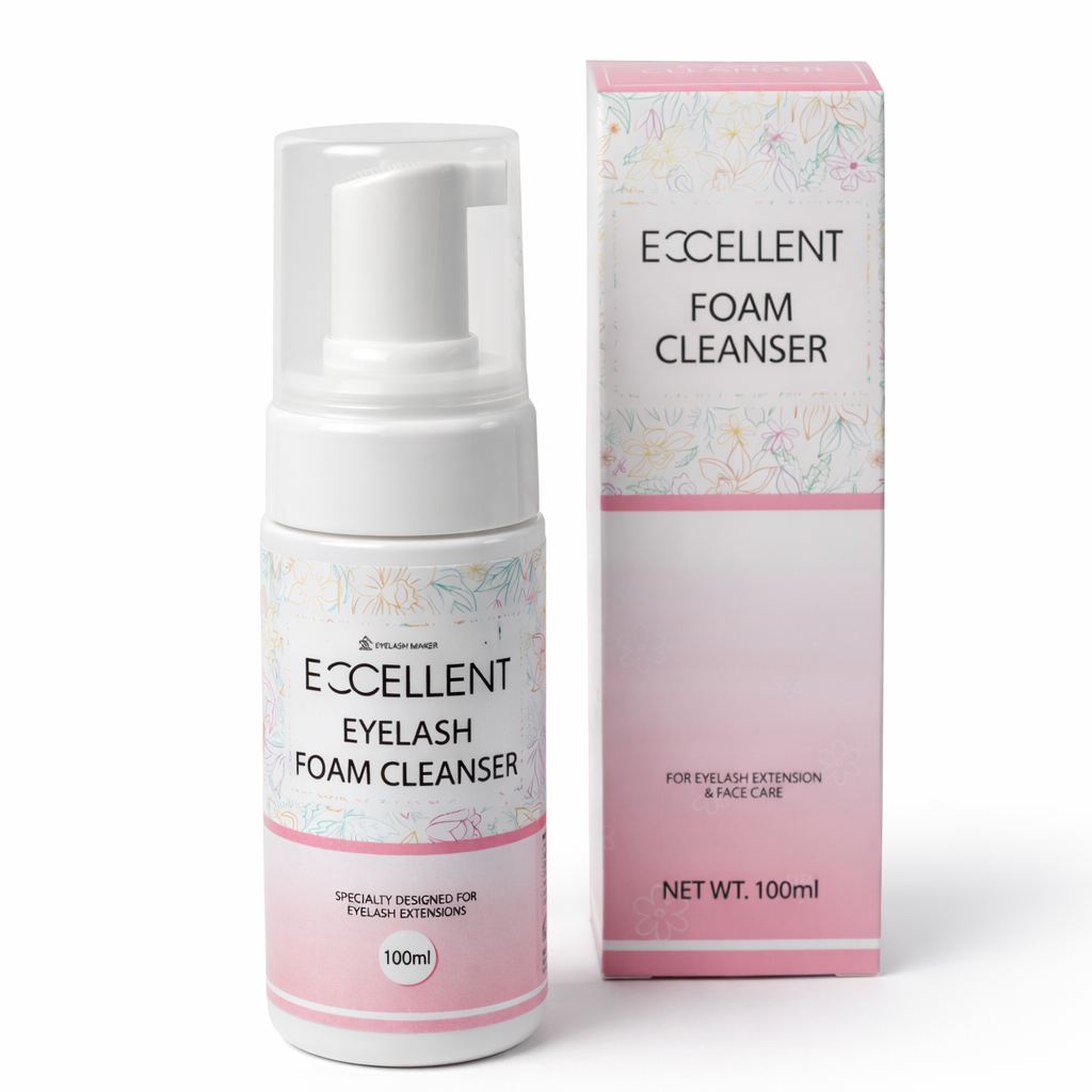 Excellent Eyelash Foam Cleanser – Neicha 40ml ou 100ml