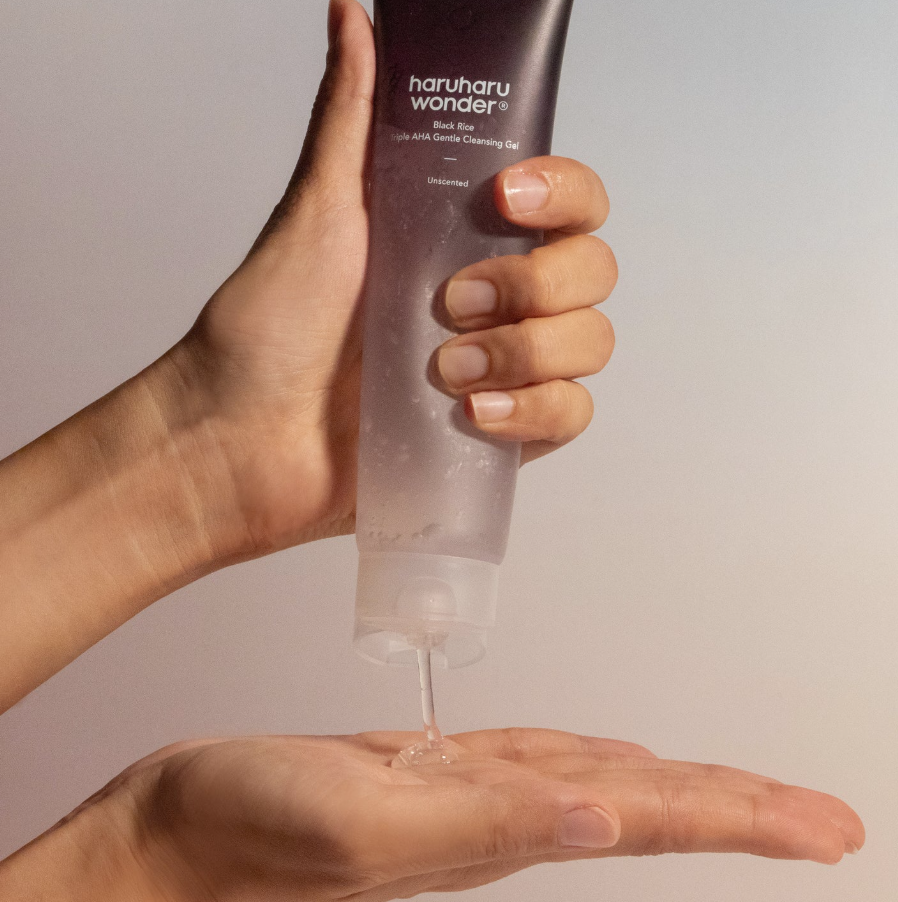 Haruharu Wonder Black Rice Triple AHA Gentle Cleansing Gel 100ml – imagem 2