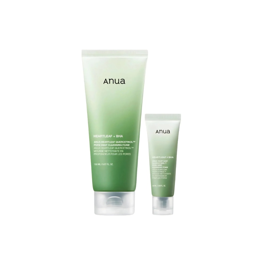 Anua Heartleaf Quercetinol Pore Deep Cleansing Foam 150ml e 25ml