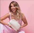 Aura Off White Necessaire bolsa