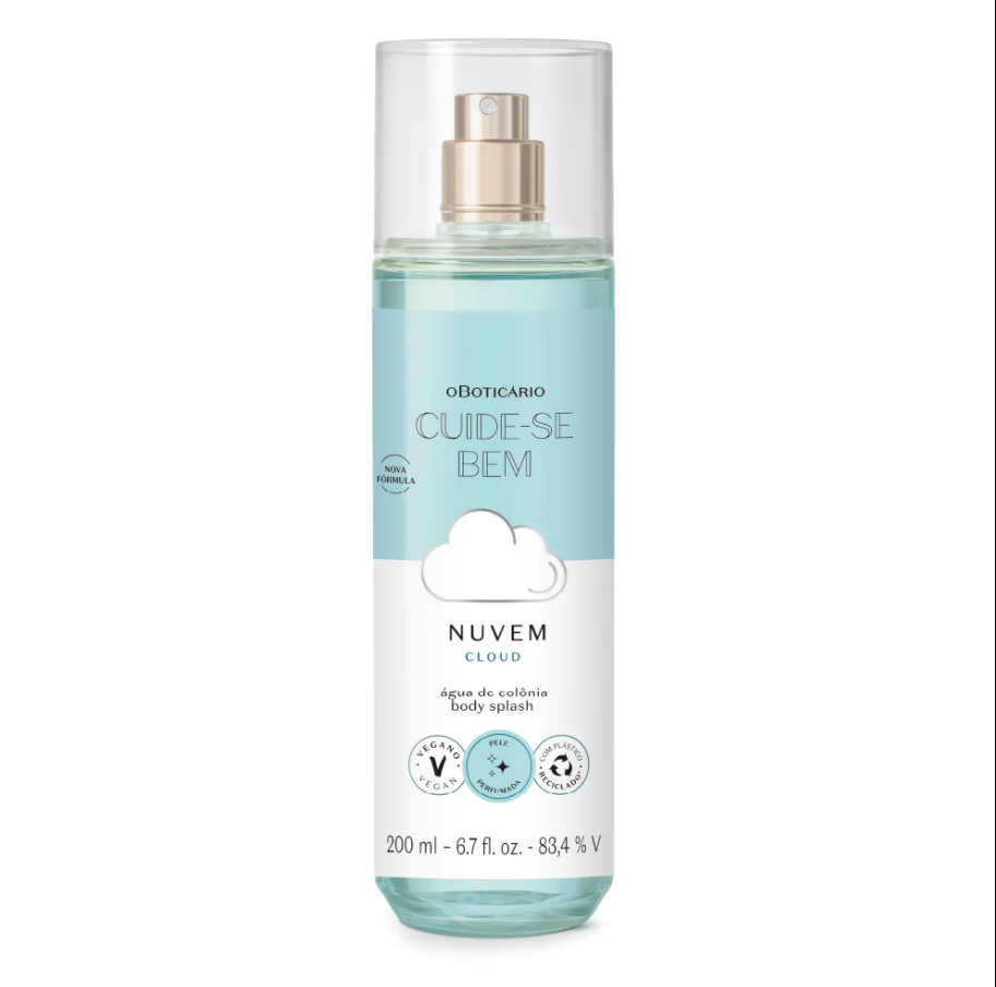 Body Splash Cuide-se Bem Nube, 200ml
