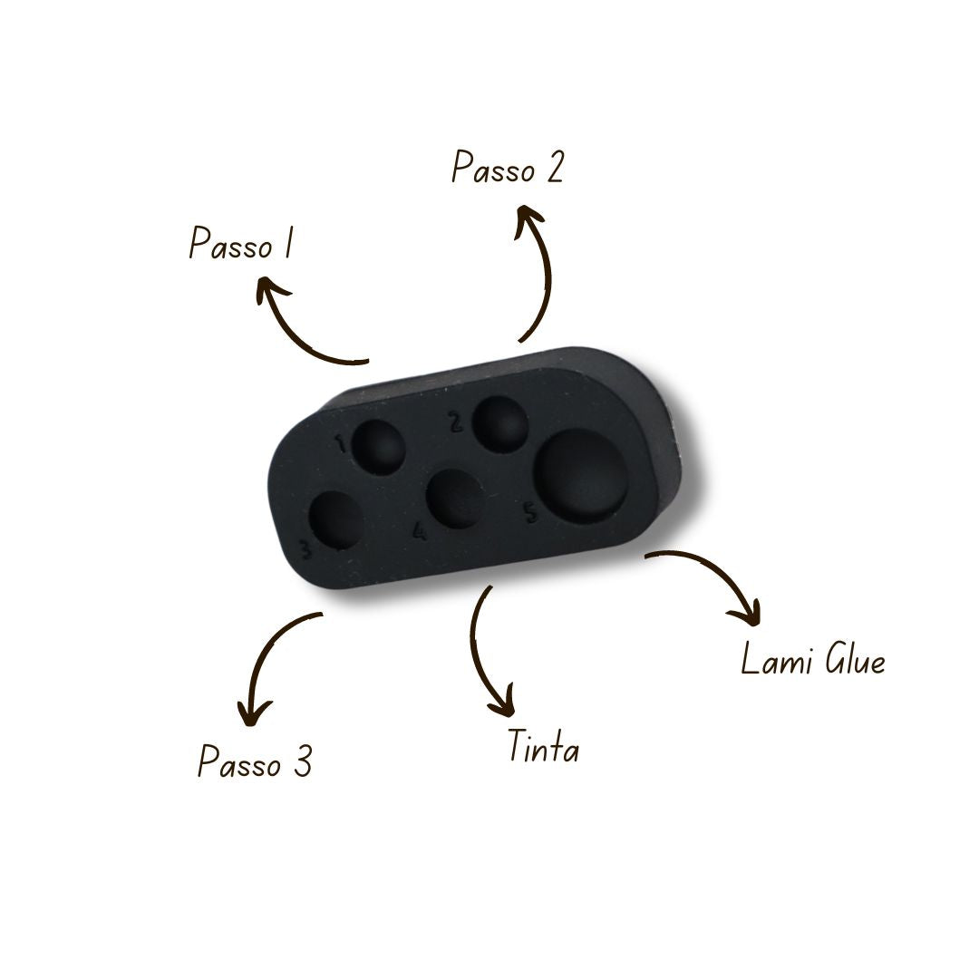 Paleta Silicone Preta - versão 1