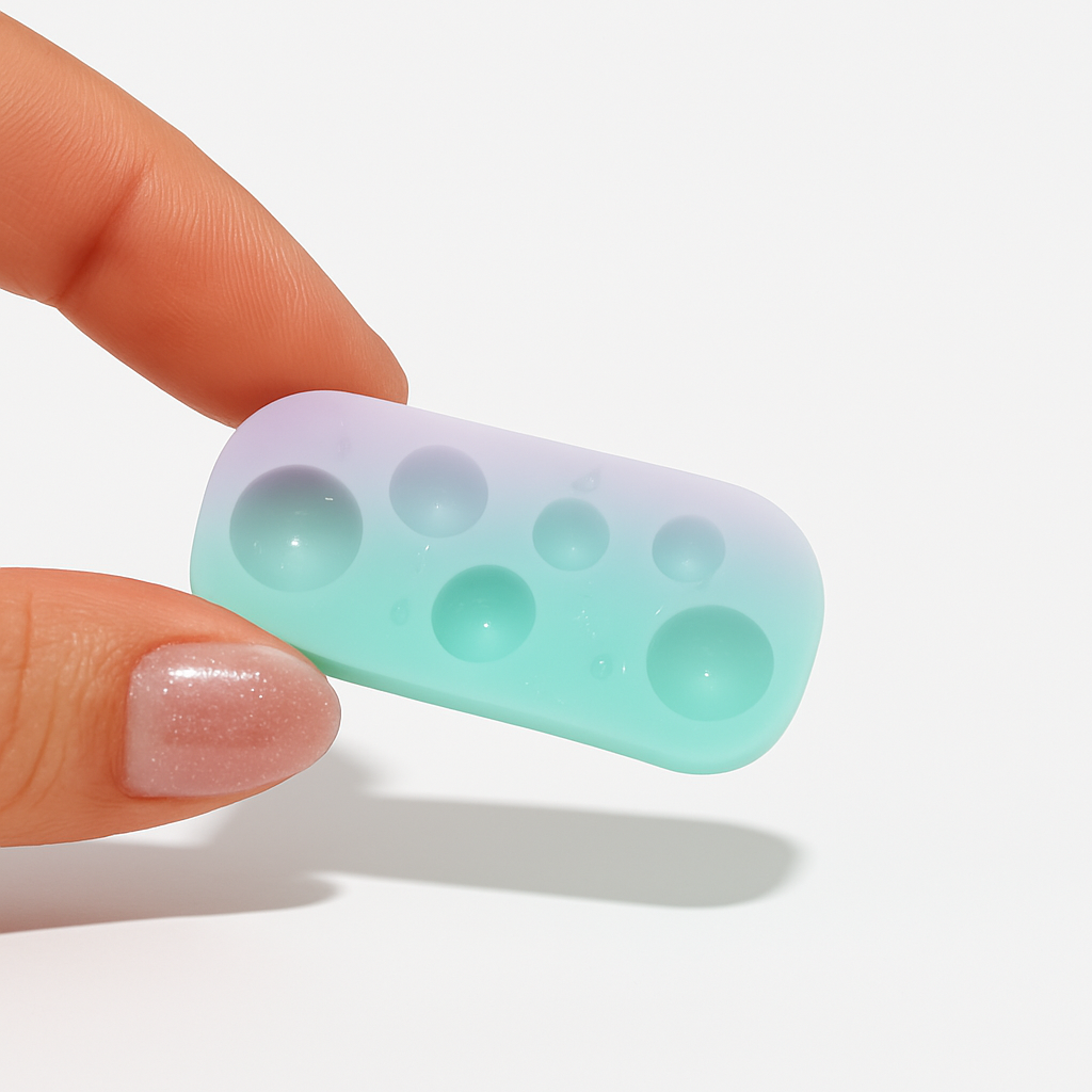 Paleta Silicone Colorida - EXCLUSIVO