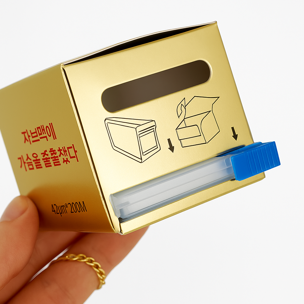 Película Aderente com Corte Diferenciado